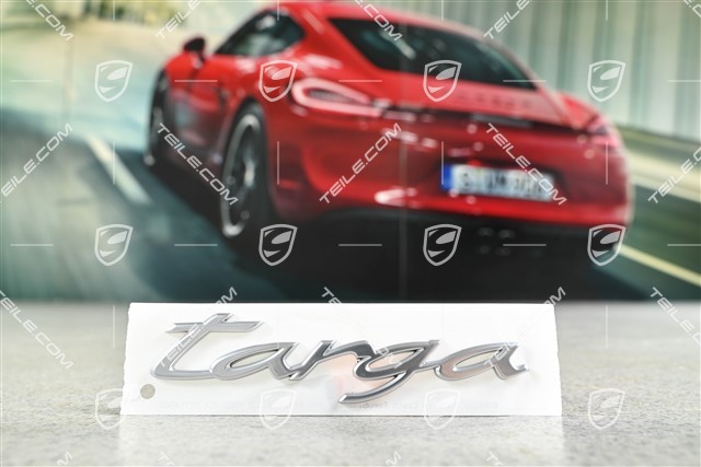 Schriftzug "Targa", Silber, L=R
