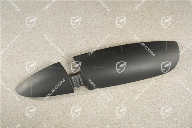 Armlehne, Vorne, Unter teil, Leder, Schwarz, R