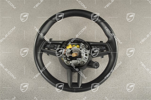 PDK, Multifunktionslenkrad, Leder Schwarz / Sport Chrono Paket Plus