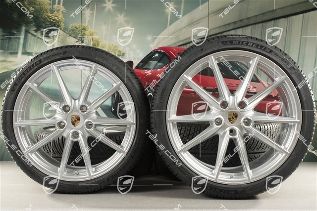 20/21-inch Carrera S winter wheel set, wheel rims 8,5J x 20 ET53 + 11J x 21 ET66 + Michelin winter tyres 245/35 R20 + 295/30 R21, with TPMS