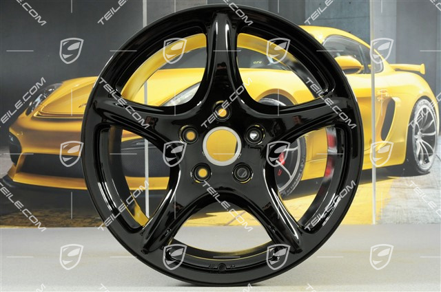 19-inch "Carrera Classic" wheel, 11J x 19 ET67, black high gloss
