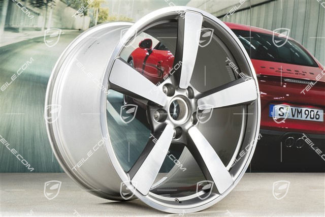 21" Felga Carrera Exclusive, 11,5J x 21 ET67, platynowy srebrny