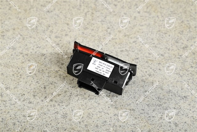 Hazard and central locking system switch