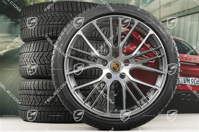 21-inch winter wheels set "Exclusive Design Sport", rims 9,5 J x 21 ET71 + 10,5 J x 21 ET71 + Pirelli Sottozero III winter tires 275/35 R21 + 315/30 R21 21-inch winter wheels set "Exclusive Design Sport", rims 9,5 J x 21 ET71 + 10,5 J x 21 ET71 + Pirelli Sottozero III winter tires 275/35 R21 + 315/30 R21