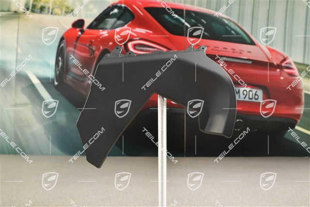 Cover, Instrument cluster, Black, L