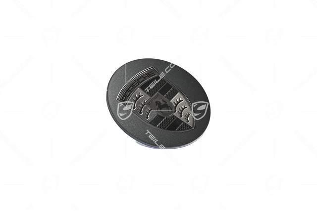 Set of wheel trims, Turbonite/Rhodium emblem, concave, anthracite