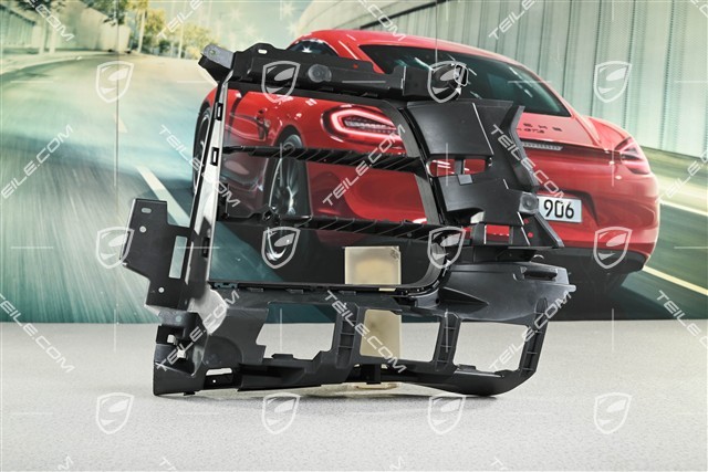 Mounting frame / front bumper grille, lateral, L