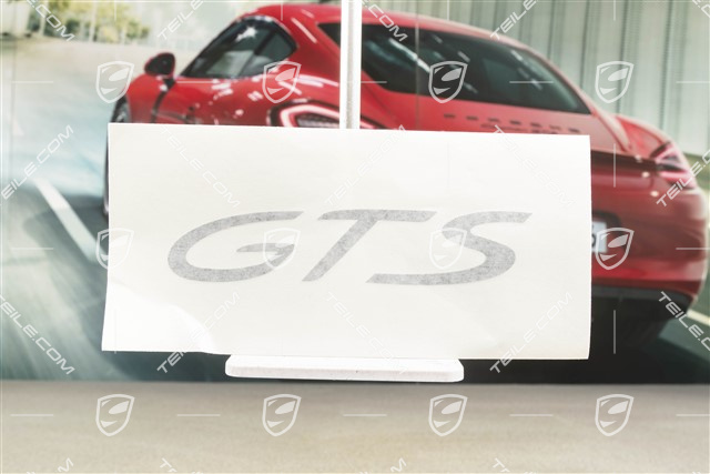 GTS Badge / Emblem, glossy black
