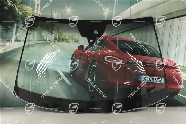Windscreen / Windshield, heat-insulating with tinted top, Camera, ACC / InnoDrive