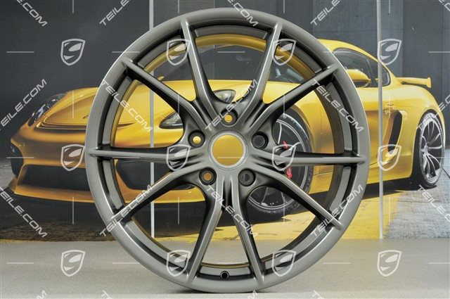 20" Komplet felg Carrera S IV, 8,5J x 20 ET49 + 11J x 20 ET78, do kół zimowych, C2/C2S, platynowy satyna