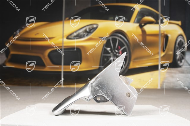 Griff / Öffnungshebel für Kofferraumdeckel, Hinten, Silber