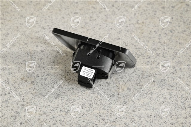 Central locking switch, Black matte, L