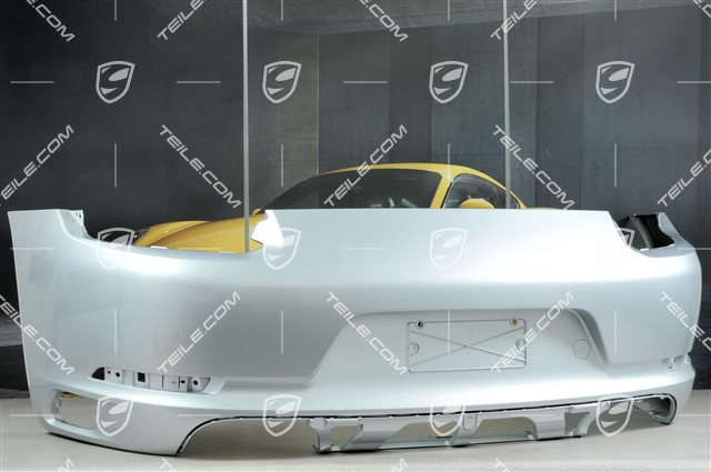 Rear bumper, C2/C2S, without Sports exhaust system, without ParkAssist