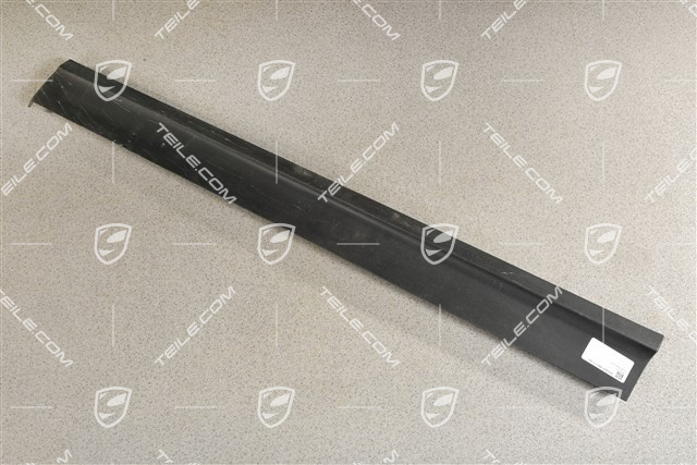 Front door cover molding, Black matte, R