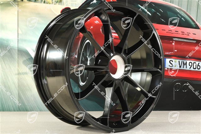 20" Felge GT3, 9J x 20 ET55, schwarz-hochglanz