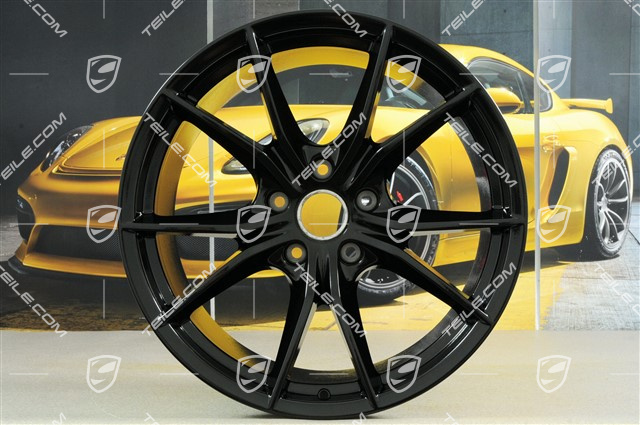 20" komplet felg Carrera S IV, Felgi 8,5 J x 20 ET49 + 11,5 J x 20 ET56, czarne