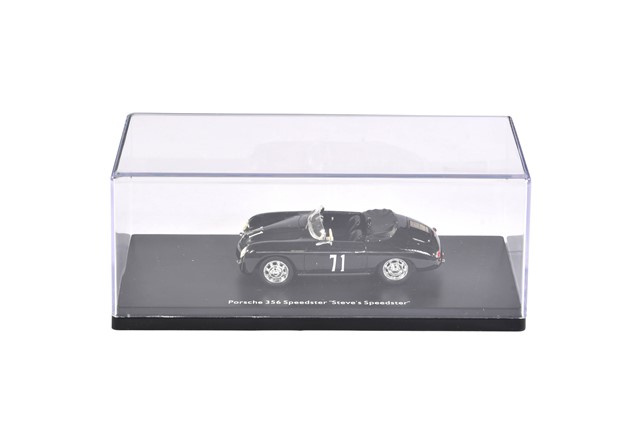 Porsche 356 Speedster #71 Steve's Speedster / Mc Queen, czarny, Schuco, skala 1:43