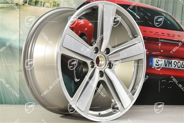 22-inch wheel rim, Exclusive Design Sport, 11,5J x 22 ET61, Platinum Silver