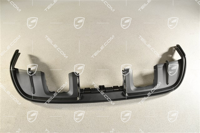 Rear bumper lower cover / diffuser, Black matte, GT4 RS