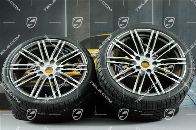 20-inch winter wheels set "Turbo", rims 8,5J x 20 ET51 + 11J x 20 ET56 + Pirelli winter tires 245/35 R20 + 295/30 R20, with TPM