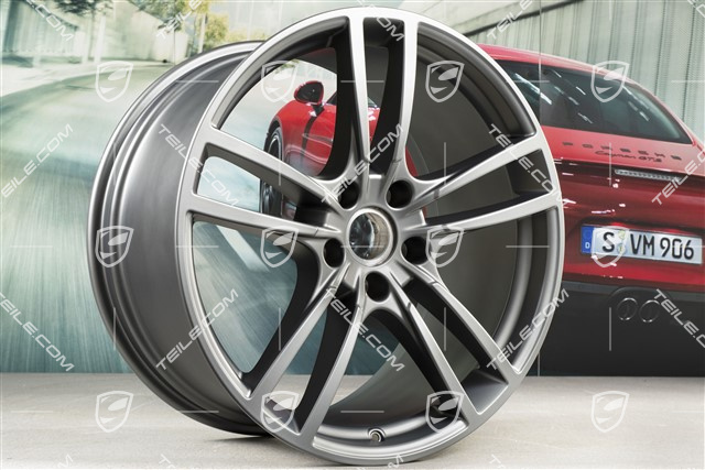 21" Felga Cayenne Turbo, 11J x 21 ET58, Platinum półmat satyna