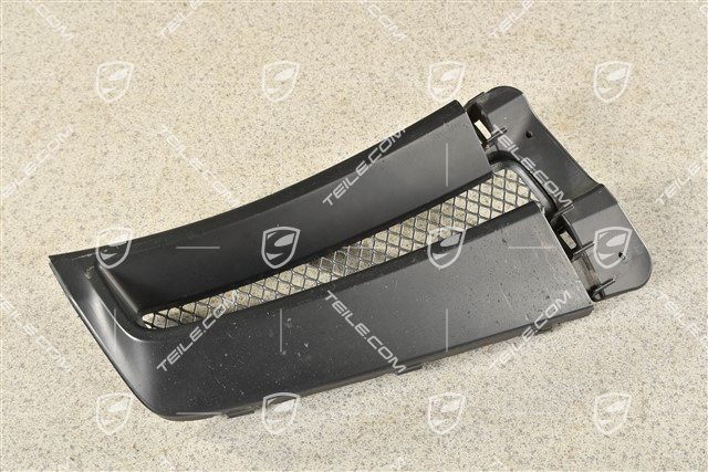 GT2 RS, Front bumper lateral spoiler, Black matte, L
