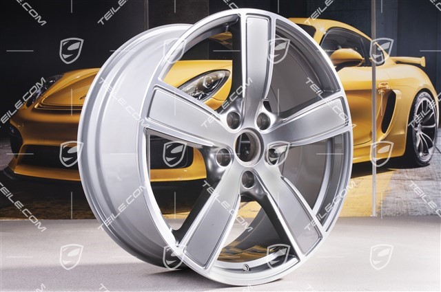 20" Felge Carrera Sport, 8,5J x 20 ET49, Platinsilber Metallic