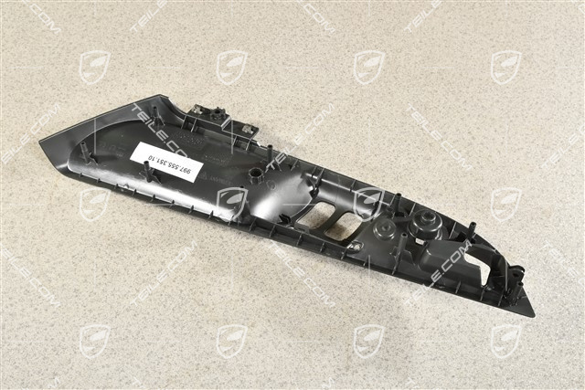 Einsatz, Griffschale, Cabrio, Schwarz, L