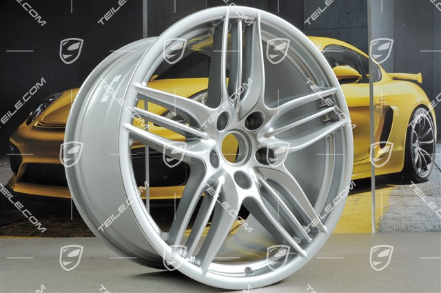 20-inch wheel rim set Sport Design, 8,5 x 20 ET51 + 11J x 20 ET52, Brilliant Chrome