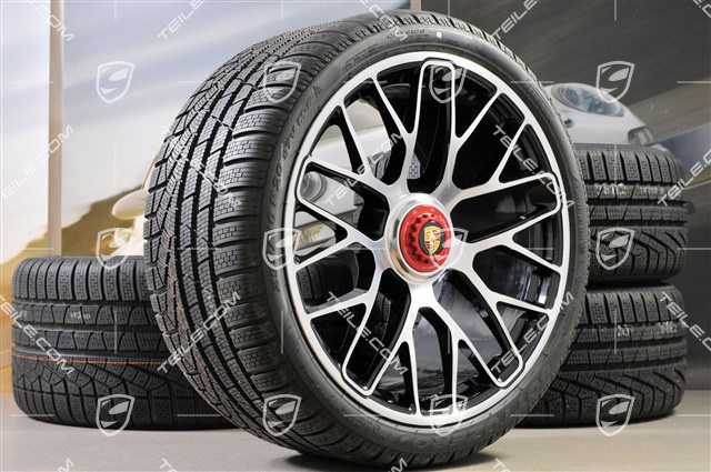 GT3 20" winter wheels  "Turbo S" central locking, 9J x 20 ET51 + 11J x 20 ET59 + Pirelli winter tyres 245/35 R20+295/30 R20, TPMS.