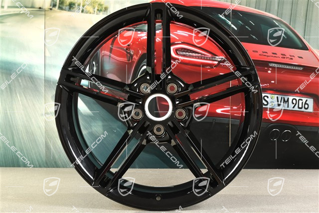21" Felge Mission E Design, 9,5J x 21 ET60, Tiefschwarz Metallic