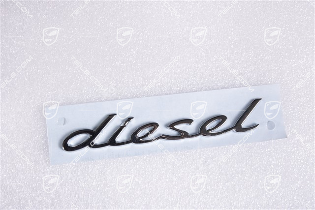 Napis "Diesel", Chrom, boczny / na błotnik, L