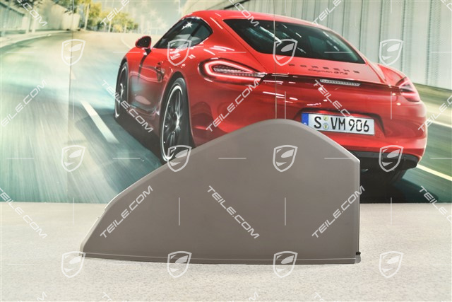 Side cover trim, Dashboard trim lower part, Agate Grey, R