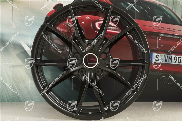20" Felga Carrera S (IV), 11J x 20 ET78, do 991.2 C2/C2S / do zimowych oponon, czarny satynowy mat