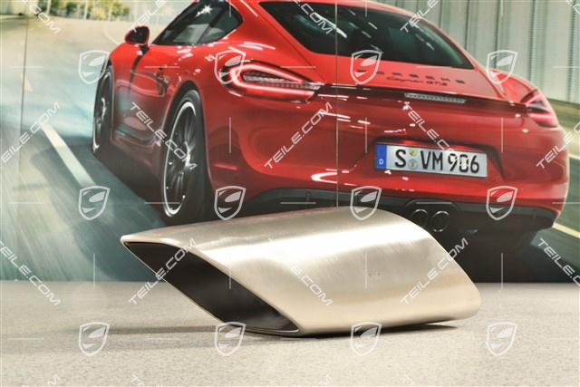 Turbo, exhaust system tail pipe, outer, R