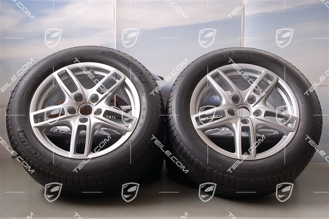 19" Koła letnie Cayenne Turbo, 4x felgi 8,5 J x 19 ET 59 + 4x opony 265/50 R 19 110Y XL, z czujnikami ciśnienia RDK