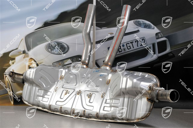Rear silencer, exhaust system, 4,8 Biturbo 500 PS Rear silencer, exhaust system, 4,8 Biturbo 500 PS