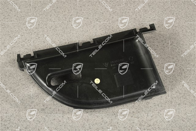 Cover Air duct / guide, Black, L