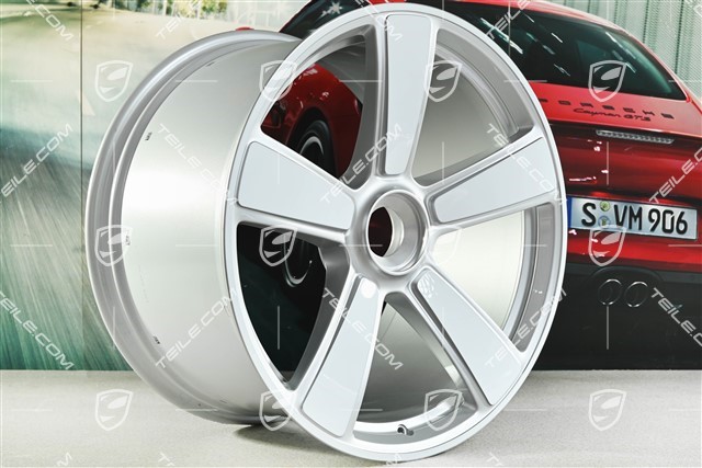 20+21" Sport Classic wheel rim set, 9,5J x 20 ET44 + 12J x 21 ET70, white