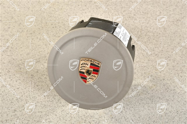 Airbag, leather, platinum grey