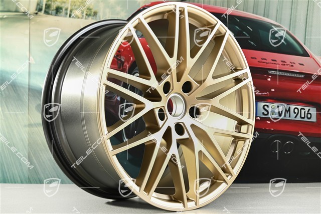 21-inch wheel rim set Cayenne RS Spyder Design, 11J x 21 ET49 + 9,5J x 21 ET46, neodyme