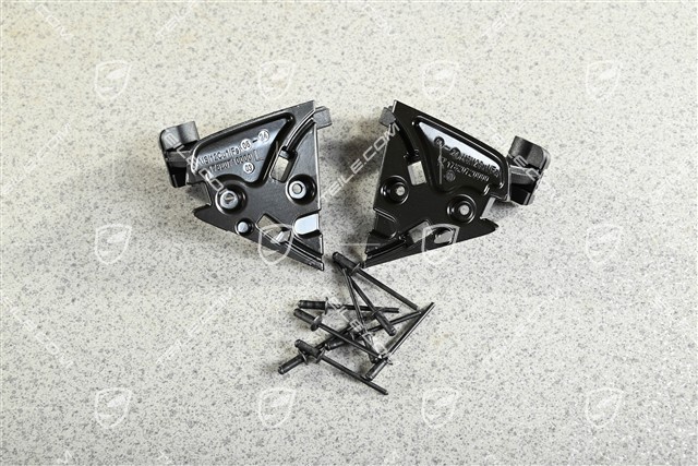 Repair kit (L+R) for soft top lock, rear, Spyder