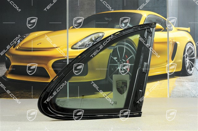 Side window, tinted, without mouldings, R Side window, tinted, without mouldings, R