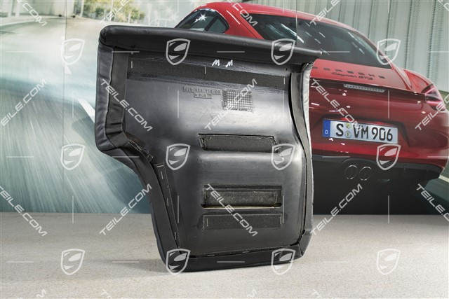 Notsitzkissen, Coupe/Targa, Raffleder, Metropolblau, R