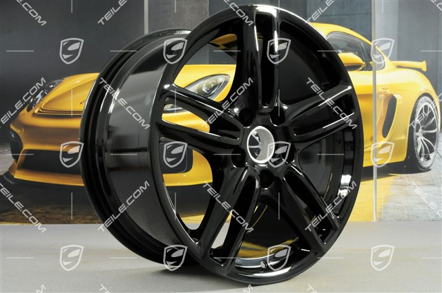 19-inch Panamera TURBO wheel, 10J x 19 ET61, in black (high gloss)