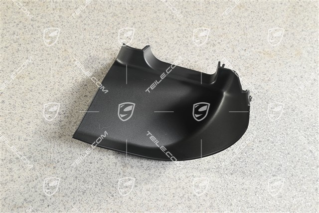 Scharnierabdeckung, Schwarz, R