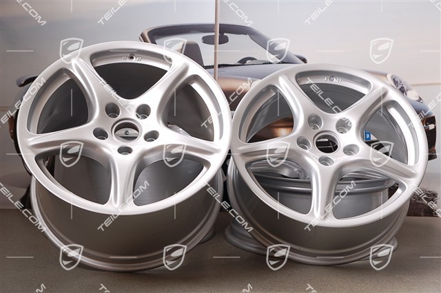 19-inch Carrera Classic wheel set, 8J x 19 ET57+ 11J x 19 ET67