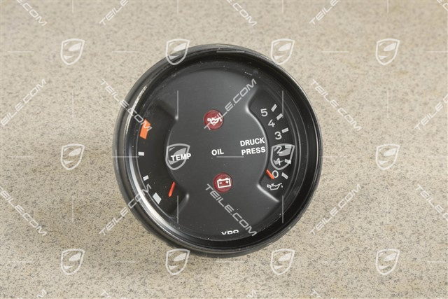 Instrument cluster - oil temperature and pressure gauge
