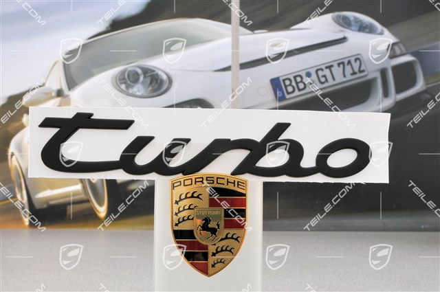 "Turbo" logo, black "Turbo" logo, black