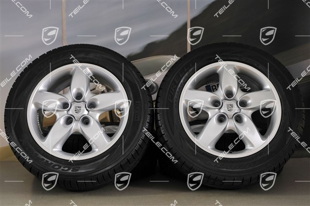 18-inch Cayenne Turbo winter wheel set, with winter tyres 255/55 R18